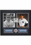 Yankee Stadium Opening Day Managers 1923 and 2008 Commemorative Game Used Dirt Collage (Steiner Sports COA)